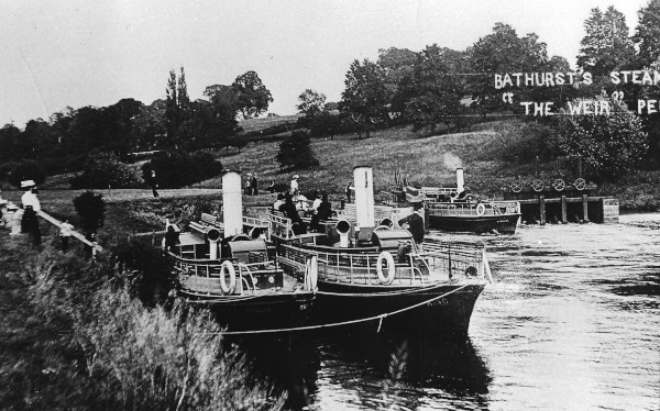 image Bathurst's steamers King, River Queen and Jubilee at 