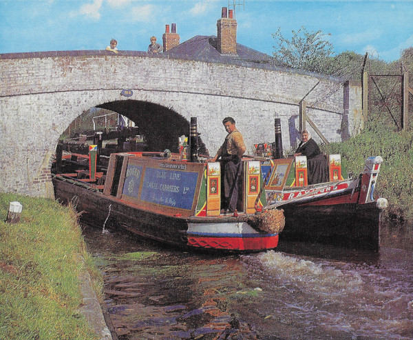 image Blue Line Canal Carriers Ltd motor boat Roger with butty Raymond