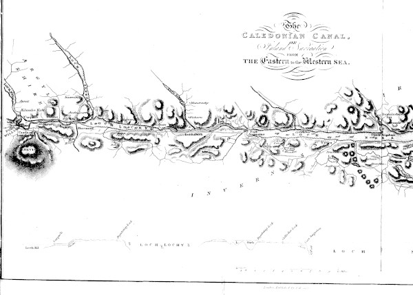 bw145-93 - caledonian canal(a) image bw145-93 - caledonian canal(a)