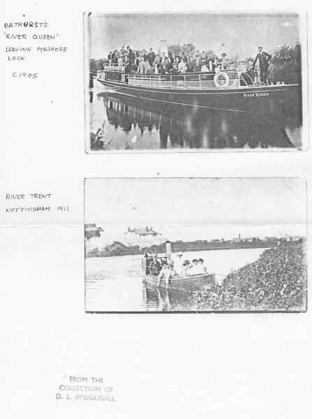 image River Queen leaving Pershore Lock