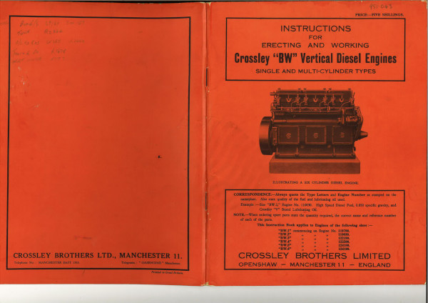 crossley bw vertical diesel engine copy image crossley bw vertical diesel engine copy