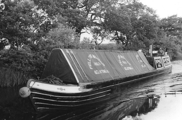image President on the way to Norbury Junction, S.U. Canal nearing Shelmore, Mon. July 23rd 1979. Cruise up to I.W.A. National Rally at Northwich on R. Weaver, Aug 1979