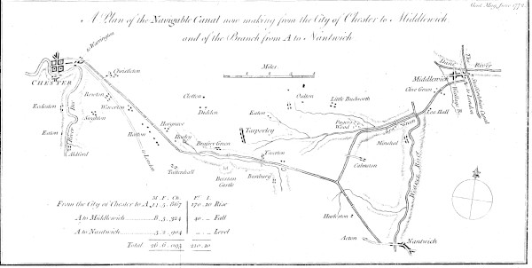 image bw1842-94 - chester to middlewich 1772